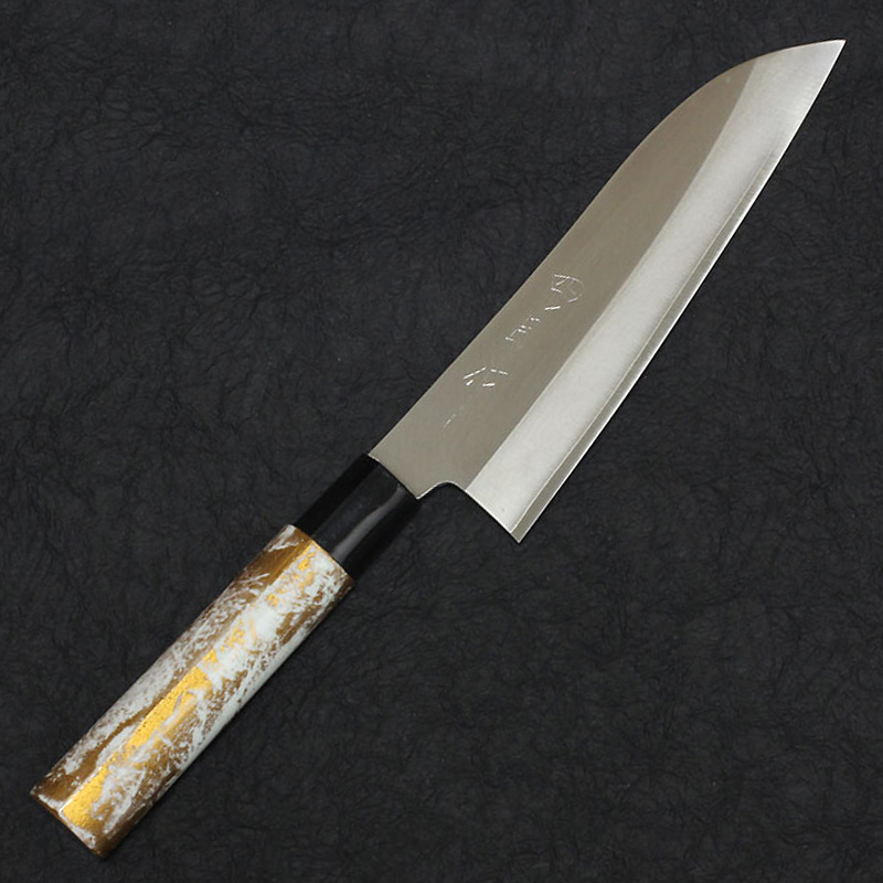 FUJITA MARUNOKO SANTOKU 170mm GOLD URUSHI
