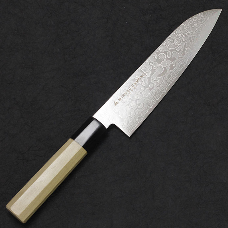 MISUZU SANTOKU 180mm DAMASCUS