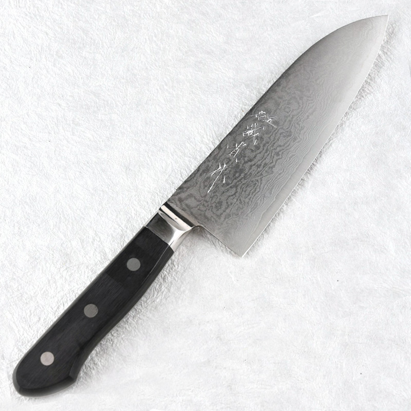 TANAKA Santoku 170mm suminagashi VG10