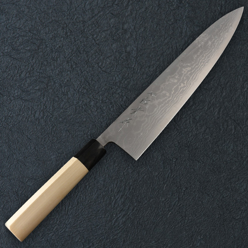 TANAKA WaGyuto 270mm suminagashi Aoko TANAKA WaGyuto 270mm suminagashi Aoko