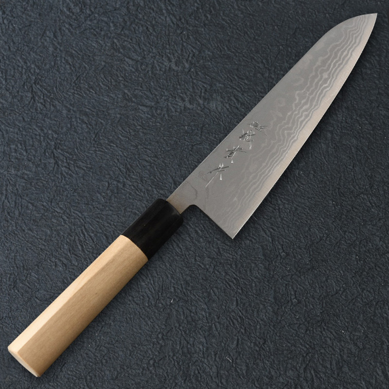 TANAKA WaGyuto 180mm suminagashi Aoko TANAKA WaGyuto 180mm suminagashi Aoko