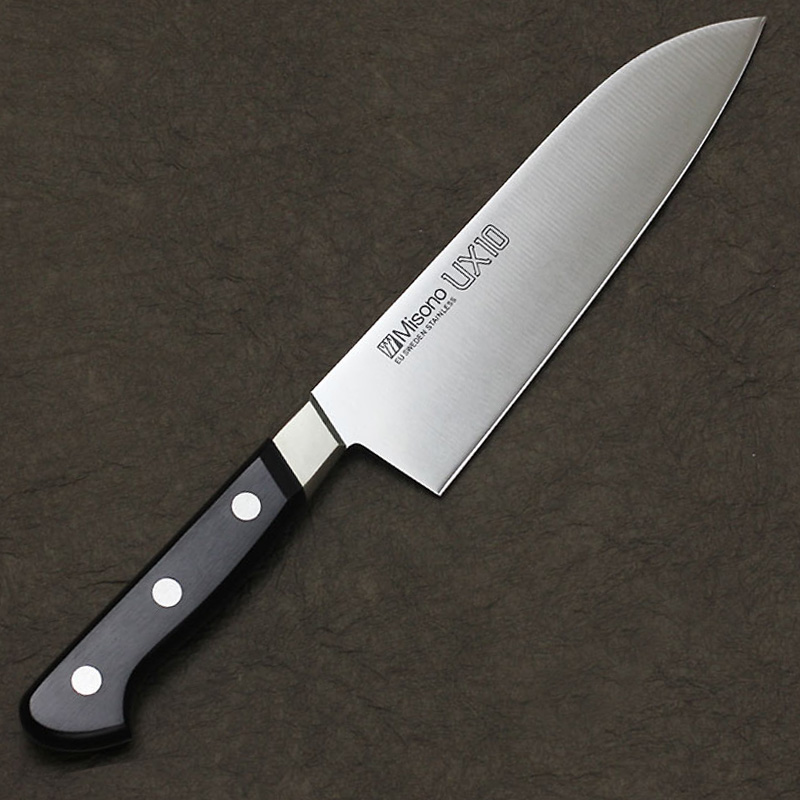 MISONO SANTOKU UX10 160mm PAKKA WOOD