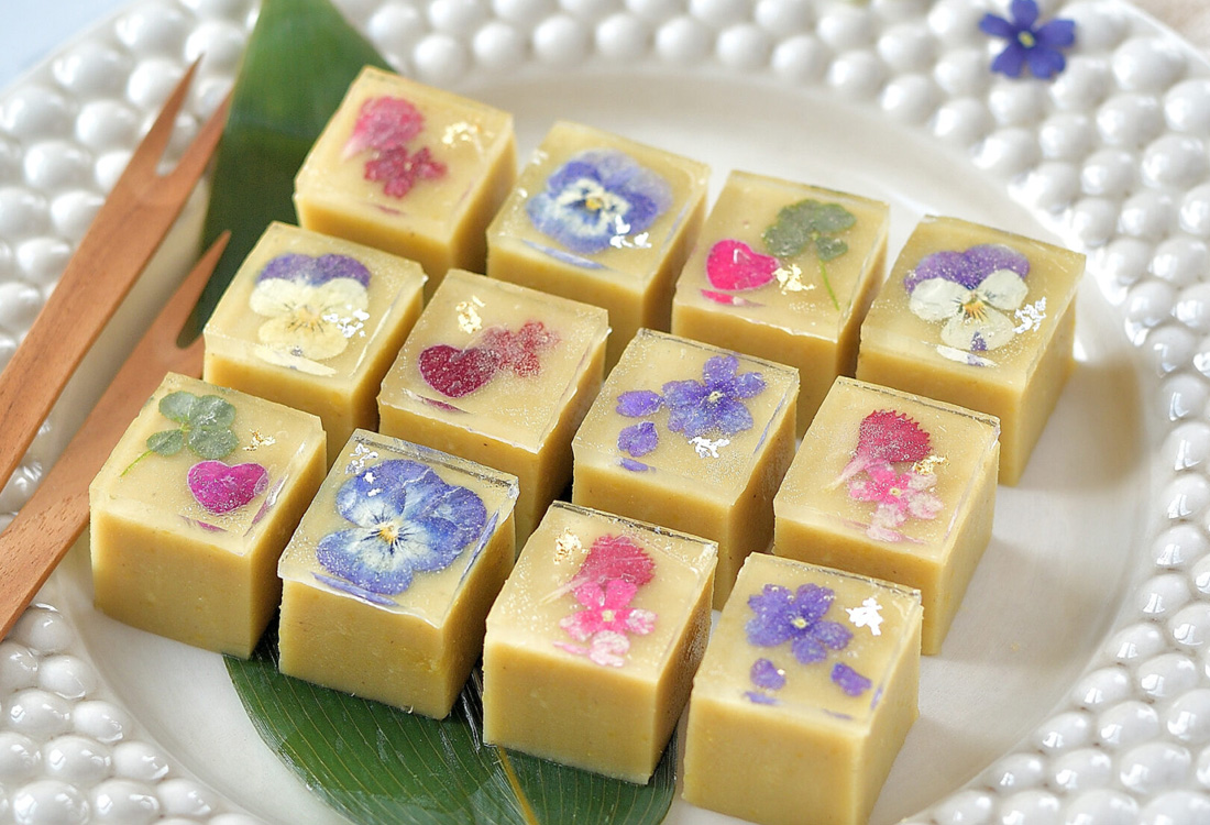 Potato flavored potato yokan